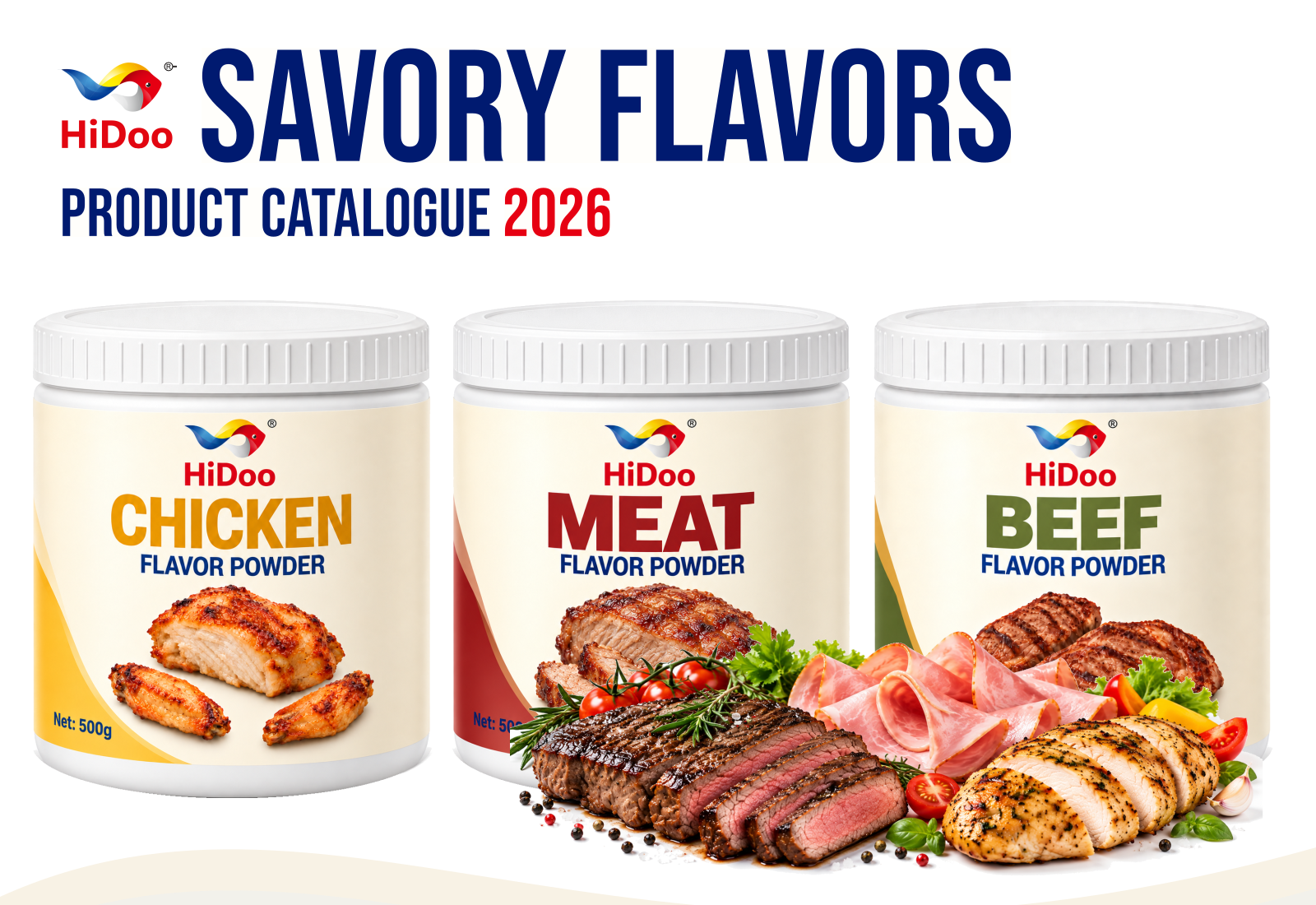 Savory Flavors — approved HiDoo 2026 catalogue display