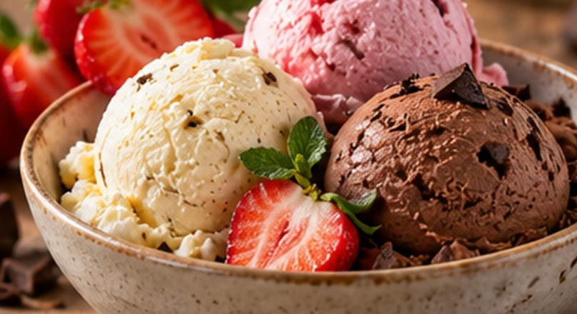 Ice Cream application concept