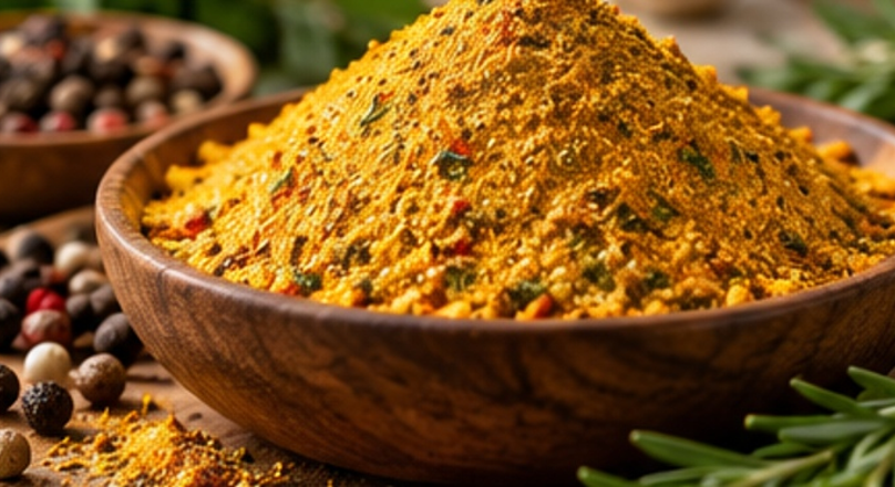 Seasonings application concept