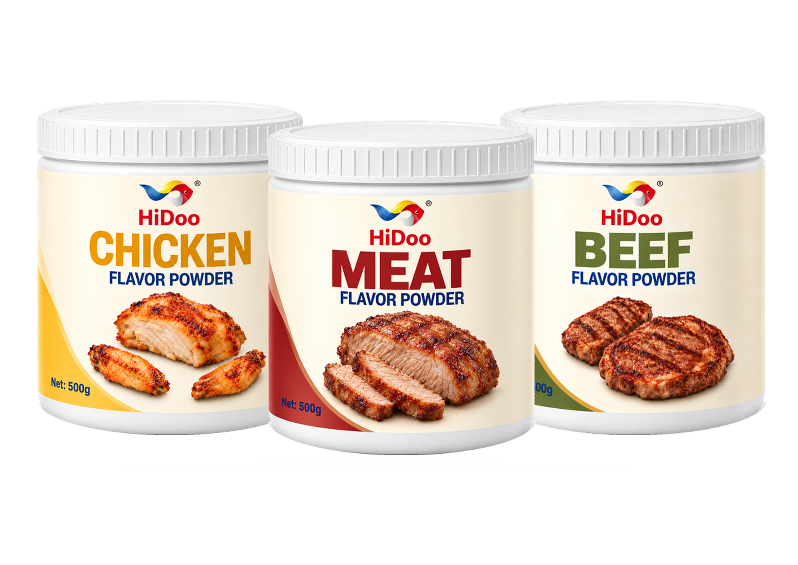 Savory Flavors — approved HiDoo product packaging composition